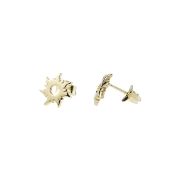 Pendientes Mountain de Plata Dorada*Eguzkilore Hot
