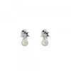 Pendientes Mountain de Plata con Perla*Eguzkilore