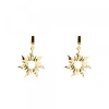 Pendientes Mountain Largos de Plata Dorada 20mm*Eguzkilore Clearance
