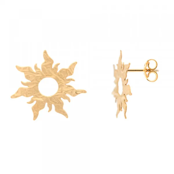 Pendientes Mountain Mate Plata Dorada*Eguzkilore New