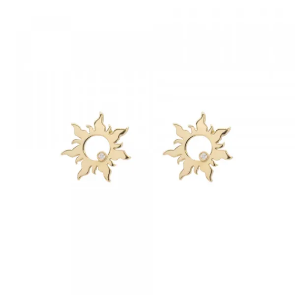 Pendientes Mountain Oro y Brillante*Eguzkilore Clearance