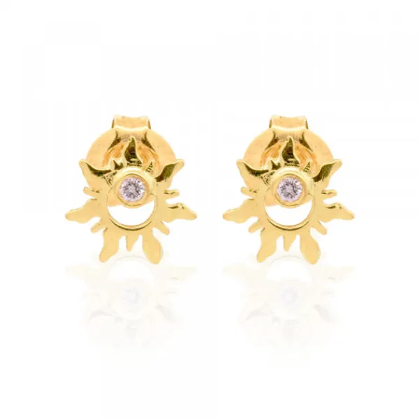 Pendientes Mountain Oro y Brillante*Eguzkilore Hot