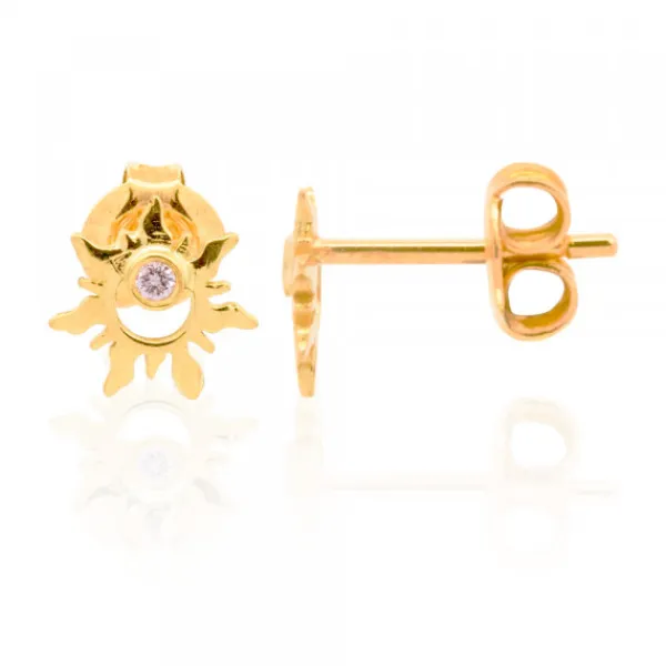 Pendientes Mountain Oro y Brillante*Eguzkilore Hot