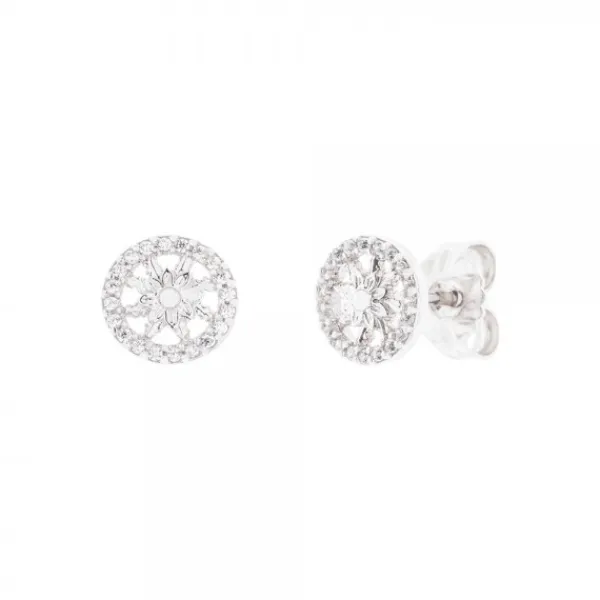 Pendientes Orla Plata y Circonitas*Eguzkilore Outlet