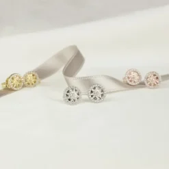 Pendientes Orla Plata y Circonitas*Eguzkilore Outlet
