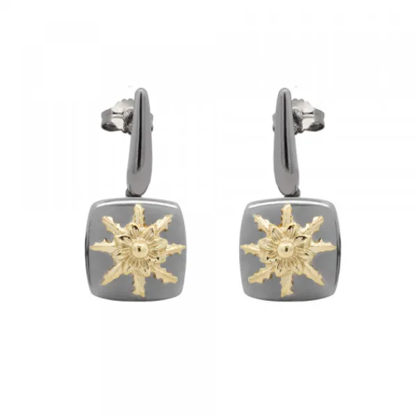 Pendientes Q2 Largos Dorado*Eguzkilore Online