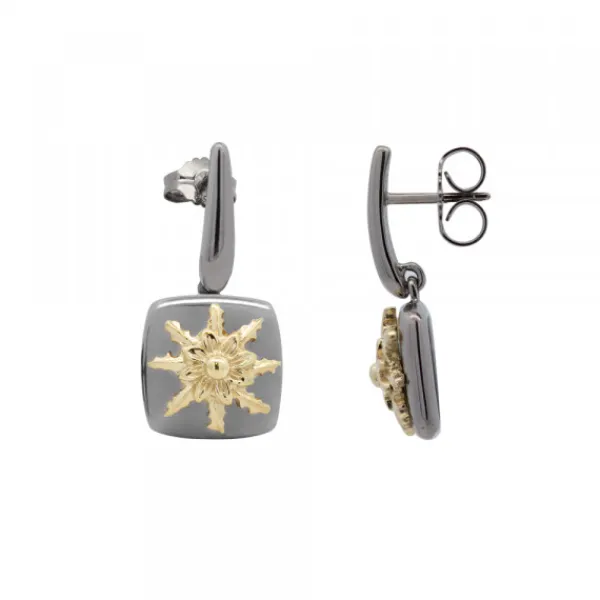 Pendientes Q2 Largos Dorado*Eguzkilore Online