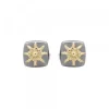 Pendientes Q2 Plata Negra y Dorado*Eguzkilore Hot