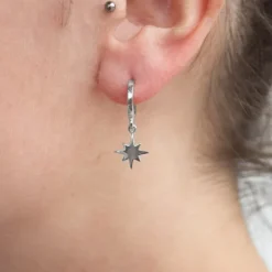 Pendientes Rosa de los Vientos Plata*Eguzkilore Best
