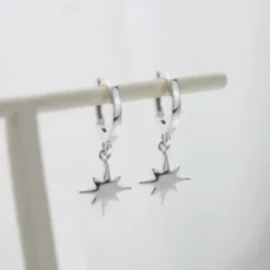 Pendientes Rosa de los Vientos Plata*Eguzkilore Best