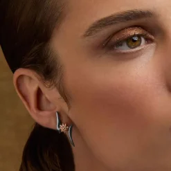 Pendientes Tximist de Rutenio y Plata Rosa*Eguzkilore Discount