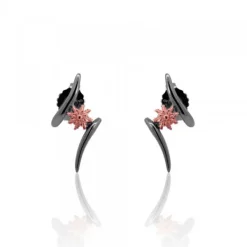 Pendientes Tximist de Rutenio y Plata Rosa*Eguzkilore Discount