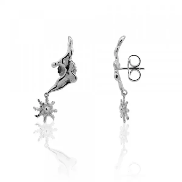 Pendientes Ur de Plata*Eguzkilore Outlet