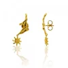 Pendientes Ur de Plata Dorada*Eguzkilore Hot