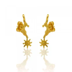Pendientes Ur de Plata Dorada*Eguzkilore Hot