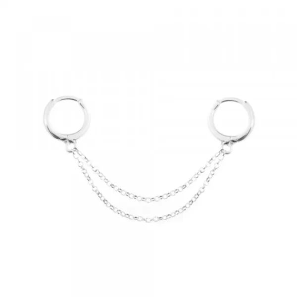 Piercing Cadena Doble Cripa Plata*Eguzkilore Outlet