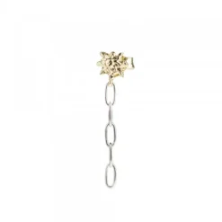 Piercing Cadena Eslabones Plata Bicolor*Eguzkilore Sale