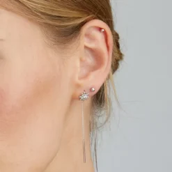 Piercing Oro Blanco Largo*Eguzkilore Discount