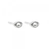 Piercing Ovalad Plata y Circonita 2 Uds*Eguzkilore Clearance