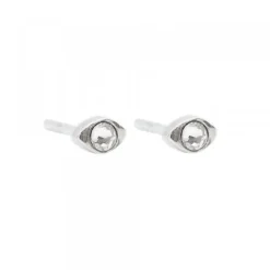 Piercing Ovalad Plata y Circonita 2 Uds*Eguzkilore Clearance