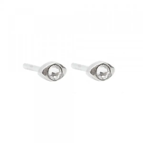 Piercing Ovalad Plata y Circonita 2 Uds*Eguzkilore Clearance