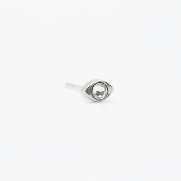 Piercing Ovalad Plata y Circonita 2 Uds*Eguzkilore Clearance
