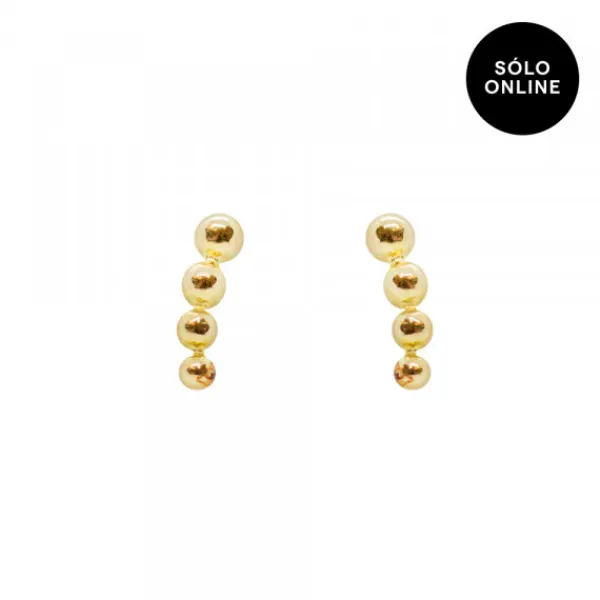 Piercing Trepador Bolitas Oro 2ud.*Eguzkilore Outlet