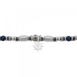 Pulsera Acero con Lapislázuli*Eguzkilore Discount