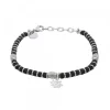 Pulsera Acero con Piedra Galvánica*Eguzkilore Clearance