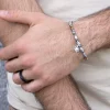 Pulsera Acero Cuentas Ojo de Tigre*Eguzkilore Best