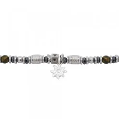 Pulsera Acero Cuentas Ojo de Tigre*Eguzkilore Best