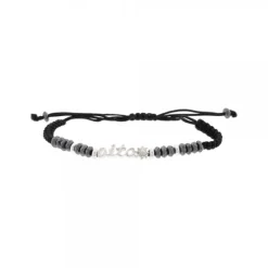 Pulsera Aita Plata Hematites Ajustable*Eguzkilore Sale