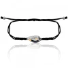 Pulsera Almendra de Vitoria Plata con Lámina de Oro*Eguzkilore Discount