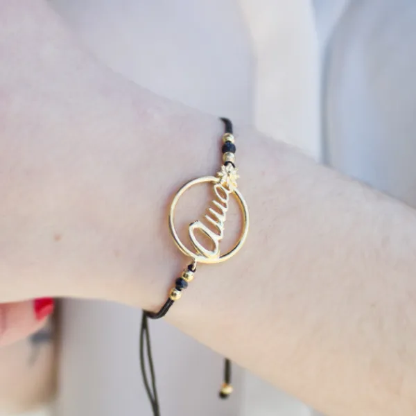 Pulsera Ama Calada Plata Dorada*Eguzkilore Discount