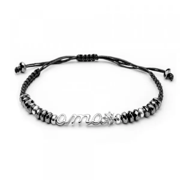 Pulsera Ama de Plata con Hematites*Eguzkilore Outlet