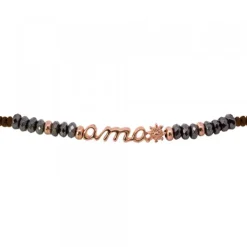 Pulsera Ama de Plata Rosa con Hematites*Eguzkilore Best