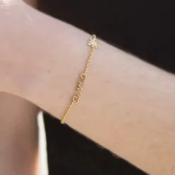 Pulsera Ama Plata Dorada*Eguzkilore Online