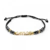 Pulsera Ama Plata Dorada con Hematites*Eguzkilore New