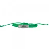 Pulsera Ama Verde Plata Acabado Rústico*Eguzkilore
