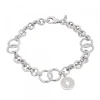 Pulsera Anillas Plata*Eguzkilore Clearance