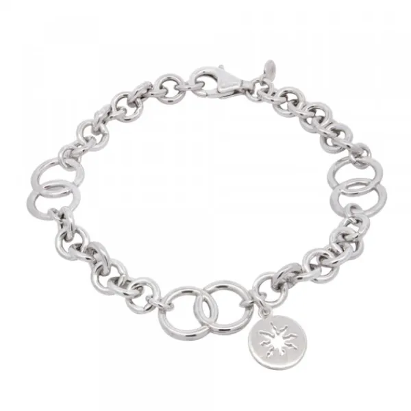 Pulsera Anillas Plata*Eguzkilore Clearance