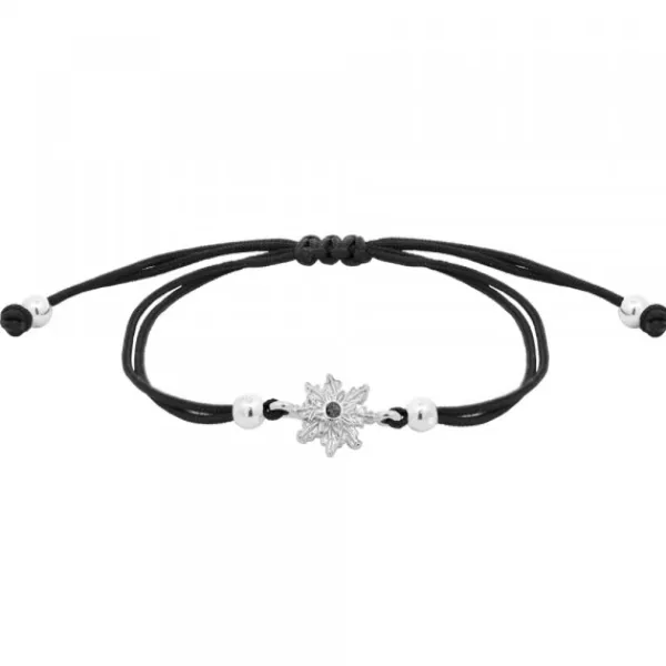 Pulsera Basic Colors Hilo Negro y Circonita Negra*Eguzkilore Best