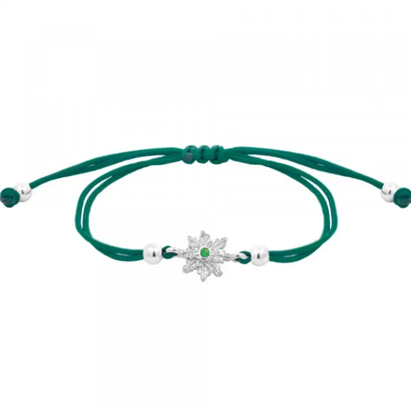Pulsera Basic Colors Verde Plata*Eguzkilore