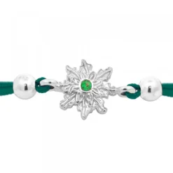 Pulsera Basic Colors Verde Plata*Eguzkilore
