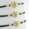 Pulsera Basic Colors Verde Dorado*Eguzkilore Hot