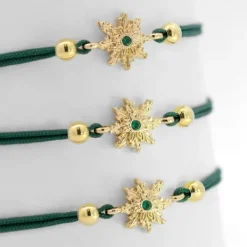 Pulsera Basic Colors Verde Dorado*Eguzkilore Hot