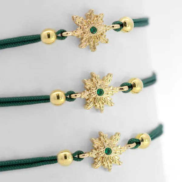Pulsera Basic Colors Verde Dorado*Eguzkilore Hot