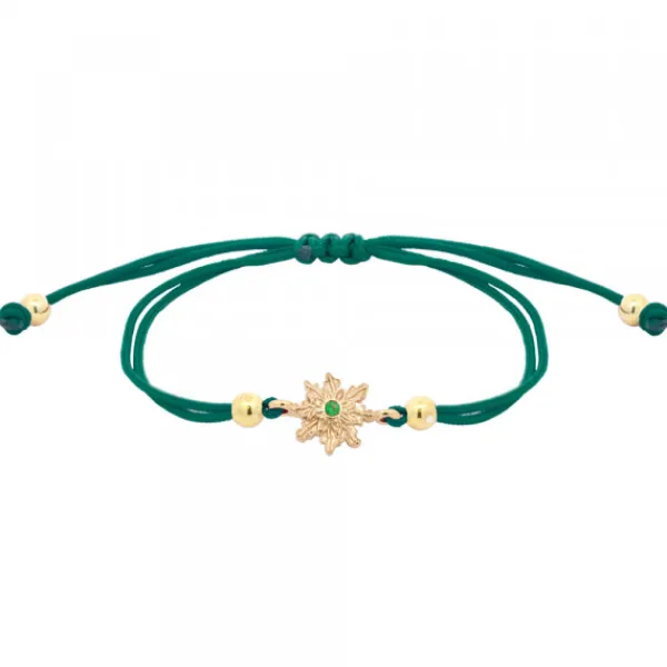 Pulsera Basic Colors Verde Dorado*Eguzkilore Hot