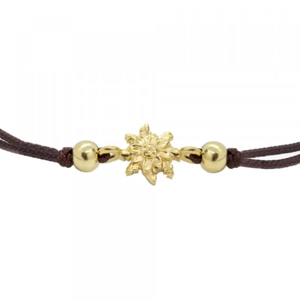 Pulsera Basic Marrón Plata Dorada*Eguzkilore Discount