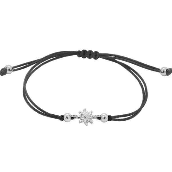 Pulsera Basic Negra Plata*Eguzkilore Discount